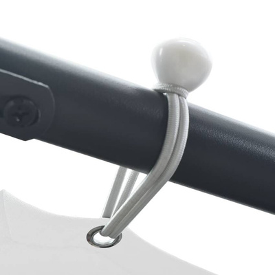 vidaXL Pawilon ogrodowy, 3x3x2,6 m, biały, 180 g/m²