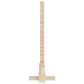 vidaXL Drewniana choinka do udekorowania, 60 cm, lite drewno sosnowe