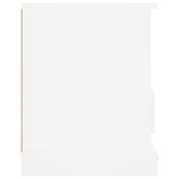 vidaXL Szafka pod TV, biała, 93x35,5x45 cm, materiał drewnopochodny