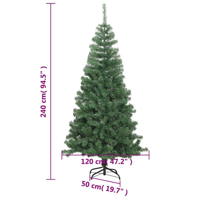 Sztuczna choinka 240 cm, zielona