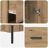 Highboard Dąb rzemieślniczy 34,5 x 34 x 180 cm