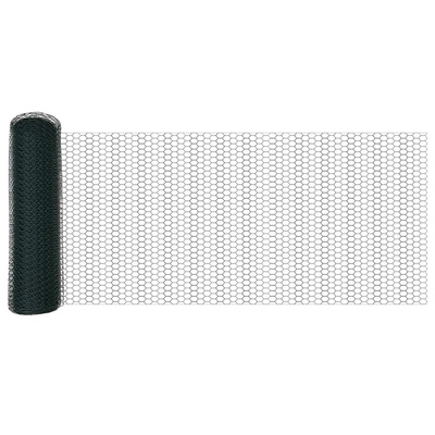 Ogrodzenie heksagonalne 0,5 x 50 m PVC zielony