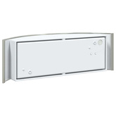 Zewnętrzna lampa ścienna 2 pcs Srebrny 32 x 10 x 10 cm