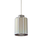 Lampa wisząca chrom klosz 3D regulowana wysokość Nocturno Candellux 31-57686