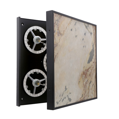 Luxan Lampa sufitowa 59x59 czarny 90w led 4000k led indian autumn