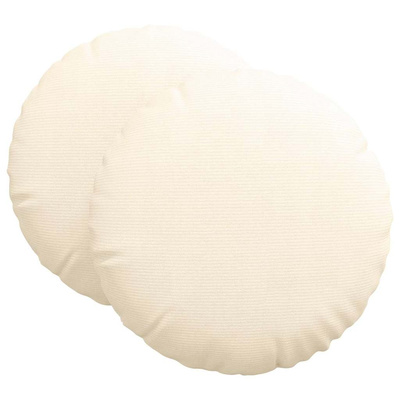 Poduszki na siedziska 2 pcs Kremowy ?60 x 21 cm