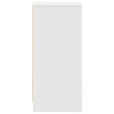 Komoda Biała 29,5x34x76 cm Drewno klejone