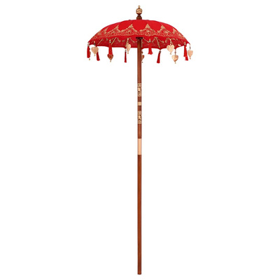 Baliński Parasol Czerwony 125 x 125 x 260 cm