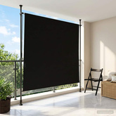 Zewnętrzna Roleta Rolkowa Czarny 150 x 270 cm