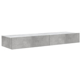 vidaXL Szafki telewizyjne z LED, 2 szt., szarość betonu, 60x35x15,5 cm
