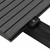 Deska Tarasowa 6 pcs Szary Kompozyt drewniano-plastikowy