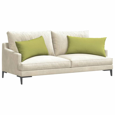 Poduszki na sofę 2 pcs Jasnozielony 80 x 40 cm tkanina