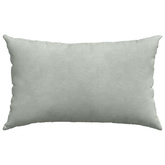 Poduszki na sofę 2 pcs Jasnoszary 50 x 30 cm Tkanina sztruksowa