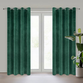 Zasłona Villa ciemnozielona 140x250