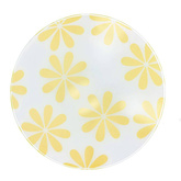 Plafon biały żółty w kwiatki 30cm Lucy 13-95308