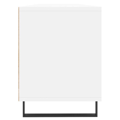 vidaXL Szafka pod TV, biała, 150x30x44,5 cm, materiał drewnopochodny wariant 7
