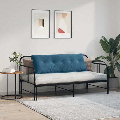 Poduszka na plecy Niebieski 140 x 50 cm Tkanina sztruksowa