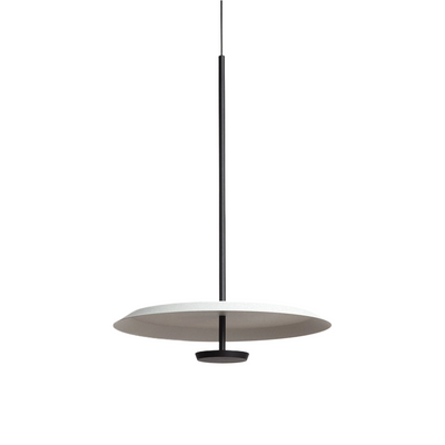 Lampa Wisząca okrągła Biało-czarna ?40cm 10W Abruzzo Rotonde