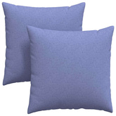 Poduszki na sofę 2 pcs Niebieski dżins 80 x 80 cm tkanina