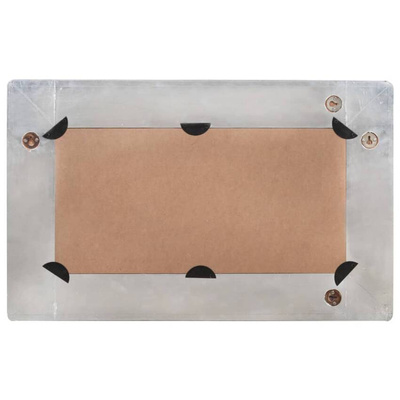vidaXL Lustro ścienne w stylu Aviator, 80x50 cm, metalowe
