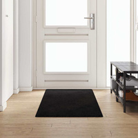 Chodnik dywanowy Czarny 80 x 250 cm 100% Poliester Tuft