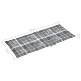 vidaXL Składane krzesła ogrodowe z poduszkami, 3 szt., drewno akacjowe