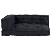 Poduszka do sofy paletowej 3 pcs antracytowy 120 x 80 x 38 cm