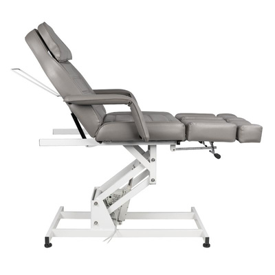Fotel kosmetyczny elektr. Azzurro 673AS pedi 1 siln. szary 129100