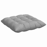 Poduszki na siedziska 4 pcs Szary chmur 40 x 40 x 6 cm tkanina