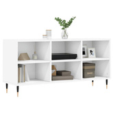 vidaXL Szafka pod TV, biała, 103,5x30x50 cm, materiał drewnopochodny