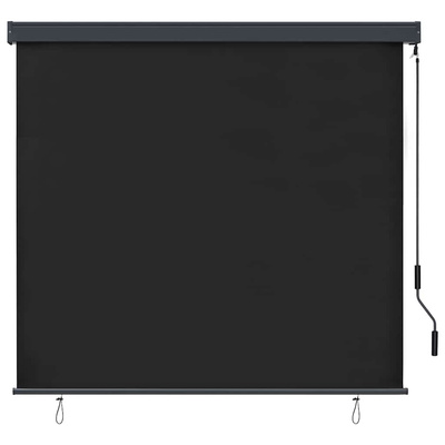 Roleta antracytowy 180 x 250 cm Materiał i Aluminium