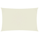 Prostokątny żagiel ogrodowy, tkanina Oxford, 4x7 m, kremowy