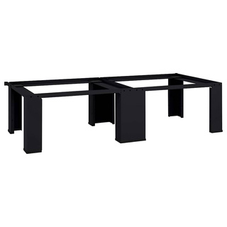 Podstawka na Pralkę 2 pcs Czarny 127 x 54,5 x 32,5 cm Stal