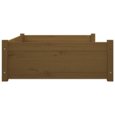 vidaXL Legowisko dla psa, miodowy brąz, 95,5x65,5x28 cm, sosnowe