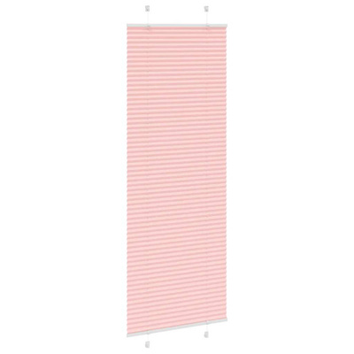 Roleta plisowana różowa 75x200 cm Szerokość tkaniny 74,4 cm
