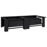 Podstawka na Pralkę 2 pcs Czarny 127 x 54,5 x 32,5 cm Stal