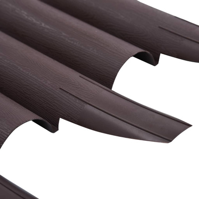 Obrzeża trawnikowe, 36 szt., brązowe, 10 m, PP