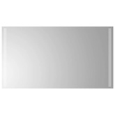 vidaXL Lustro łazienkowe z LED, 90x50 cm
