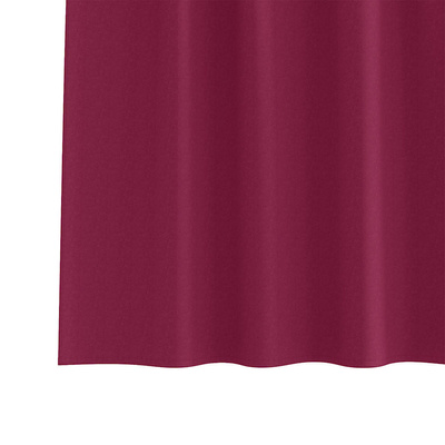 Firany blackout z kółkami 2 pcs Czerwone wino 260 x 140 cm
