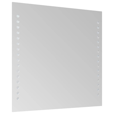 Lustro łazienkowe z LED, 30x30 cm