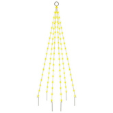 vidaXL Choinka do montażu na maszcie, 108 ciepłych białych LED, 180 cm