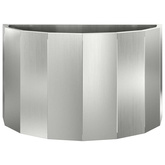 Donica Srebrny 60 x 30 x 35 cm Stal Galwanizowana