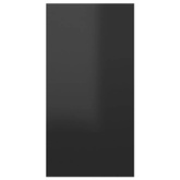 vidaXL Szafki telewizyjne 2 szt., wysoki połysk, czarne, 30,5x30x60 cm