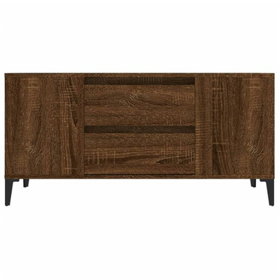Szafka pod TV, brązowy dąb, 102x44,5x50 cm vidaXL