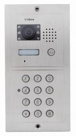 Stacja bramowa z kamerką srebrny kamera 940TVL