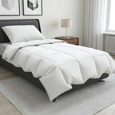Kołdra FULDA 152 x 203 cm Lato 100 GSM 90% puch gęsi Biały