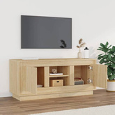 vidaXL Szafka pod TV, dąb sonoma, 102x35x45 cm materiał drewnopochodny