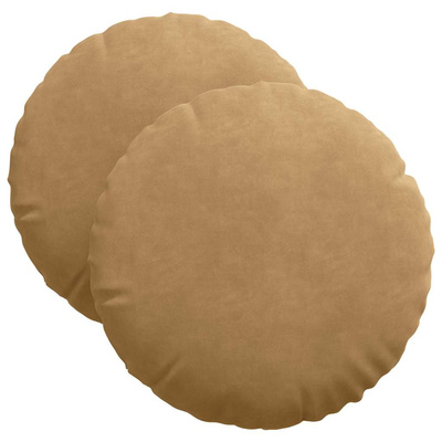 Poduszki na siedziska 2 pcs Brązowy ? 40 x 13 cm Aksamit