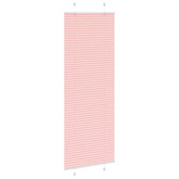 Roleta plisowana różowa 75x200 cm Szerokość tkaniny 74,4 cm