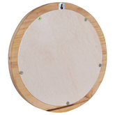 vidaXL Lustro ścienne, 40 cm, drewno tekowe, okrągłe